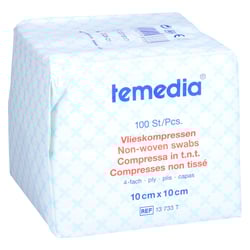 Vlieskompressen 10x10 cm unsteril 4fach