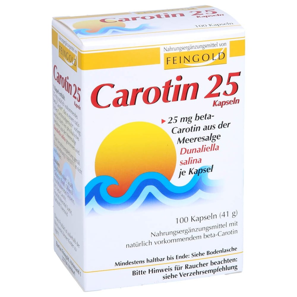 Carotin 25 Feingold Kapseln