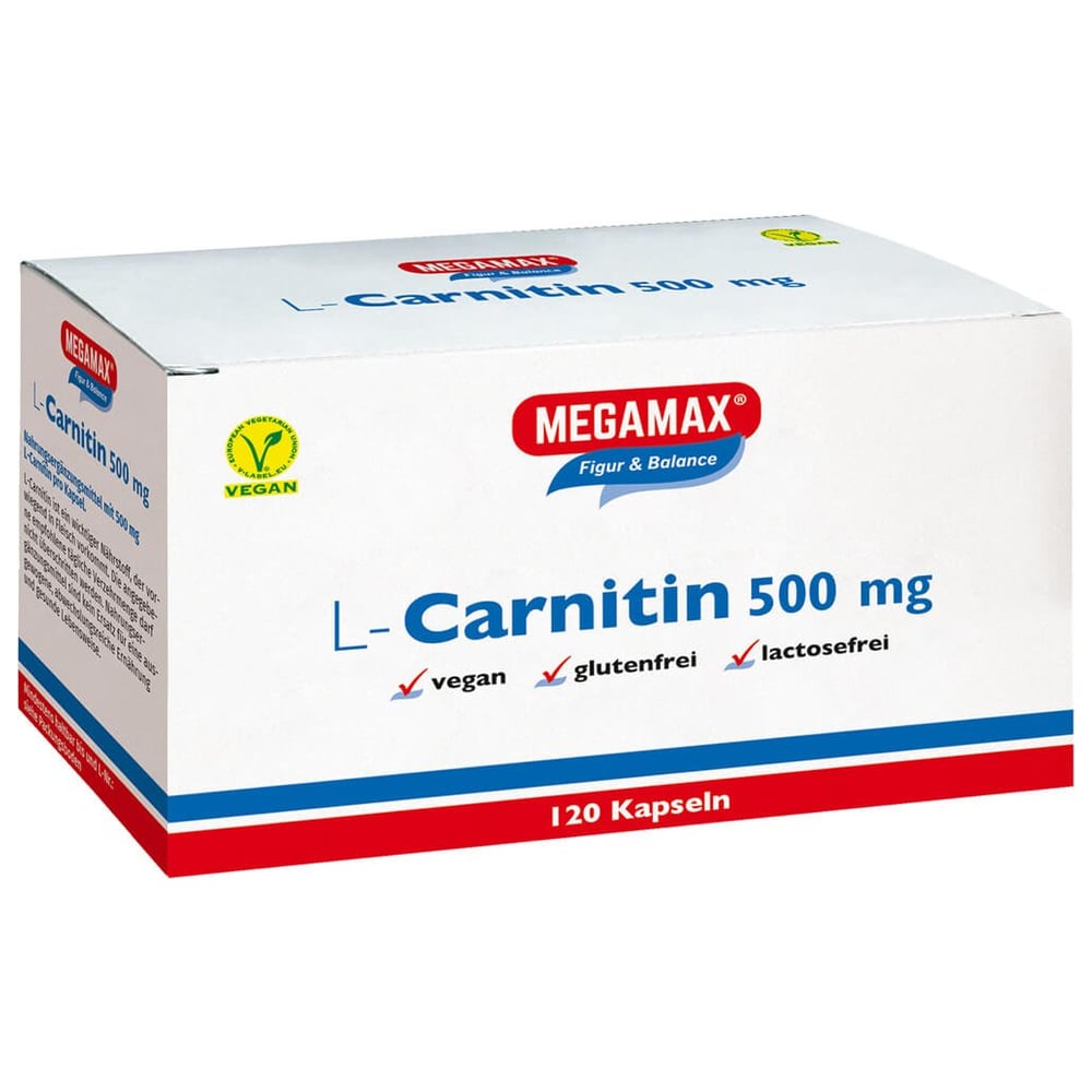 L-Carnitin 500 mg Megamax Kapseln
