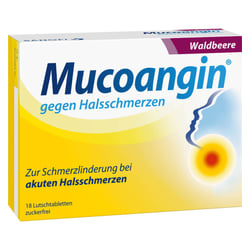 Mucoangin gegen Halsschmerzen Waldbeere