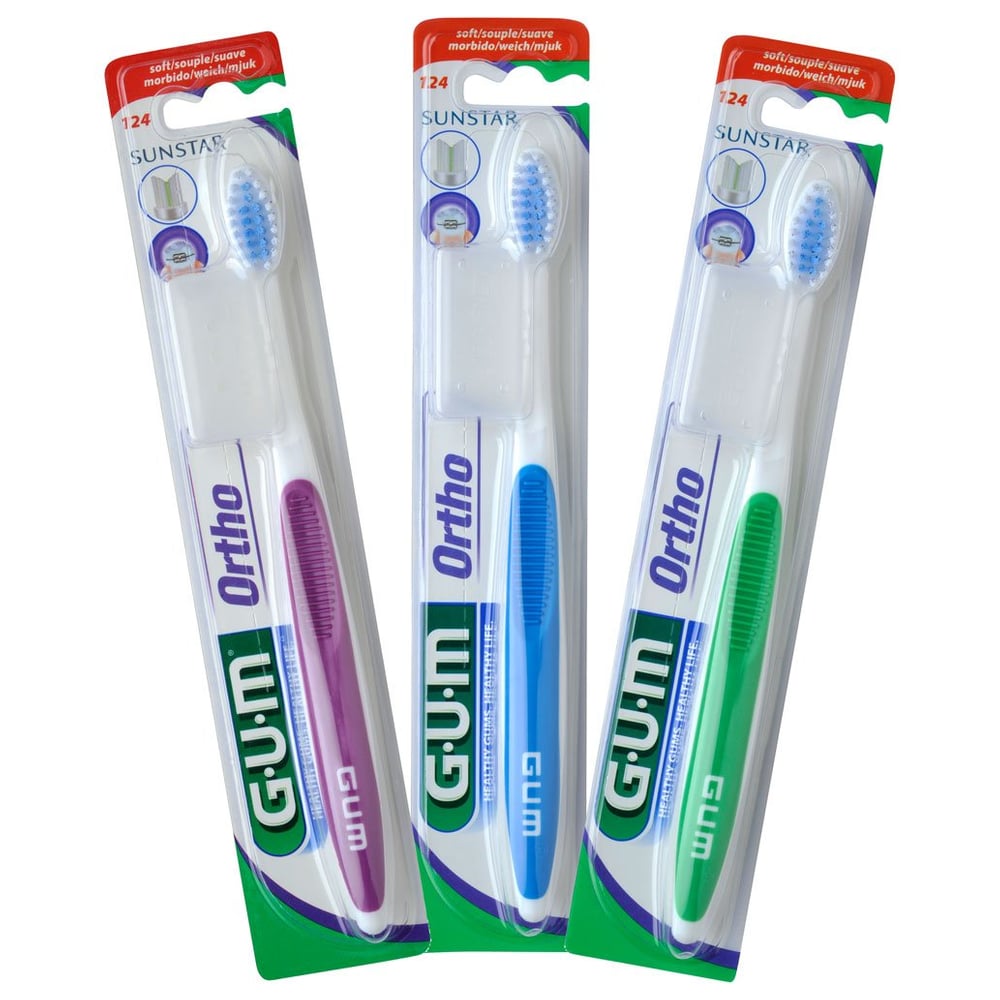 Gum KFO Zahnbürste weich V-Schnitt