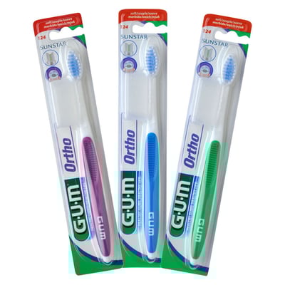 Gum KFO Zahnbürste weich V-Schnitt