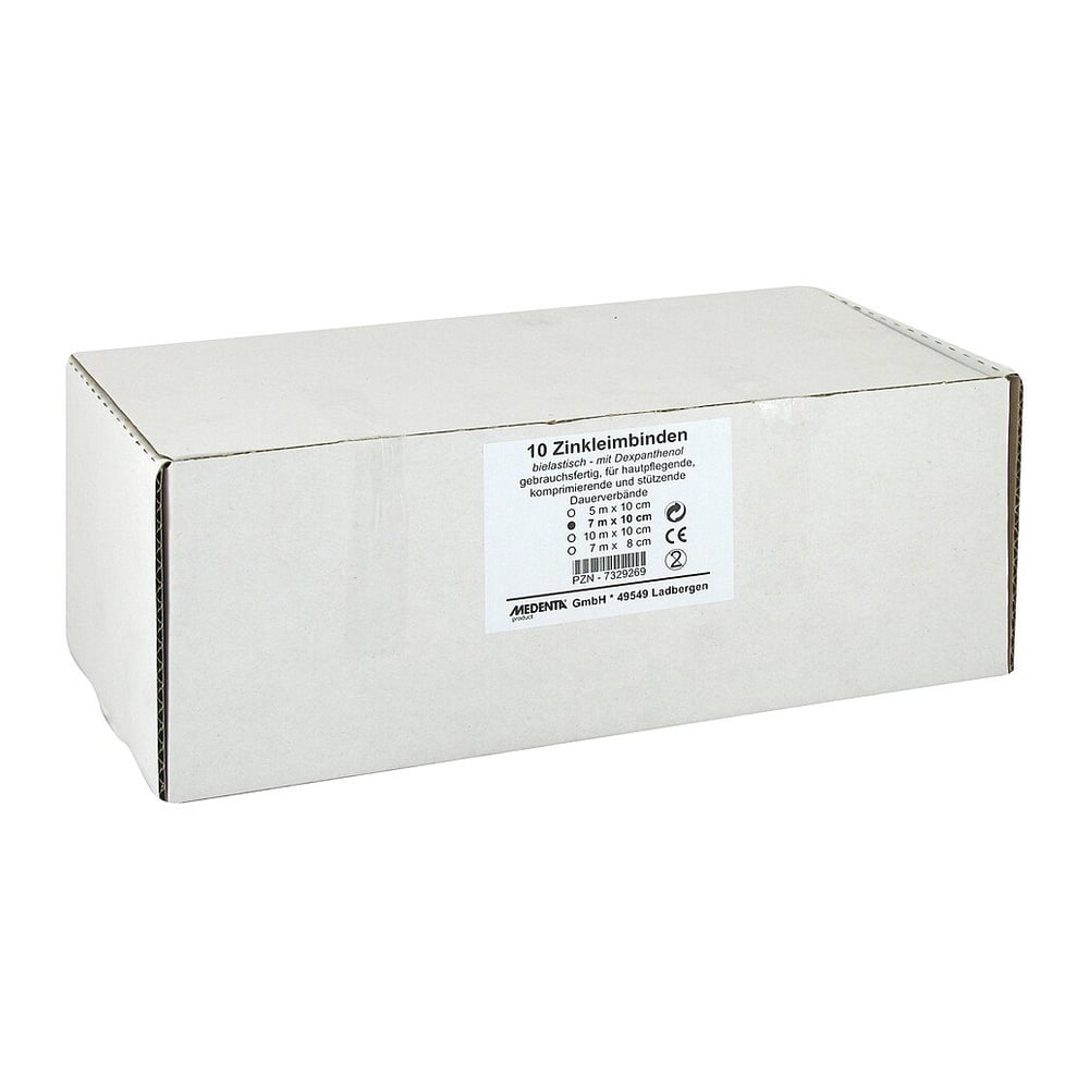 Zinkleimbinde 7mx10cm