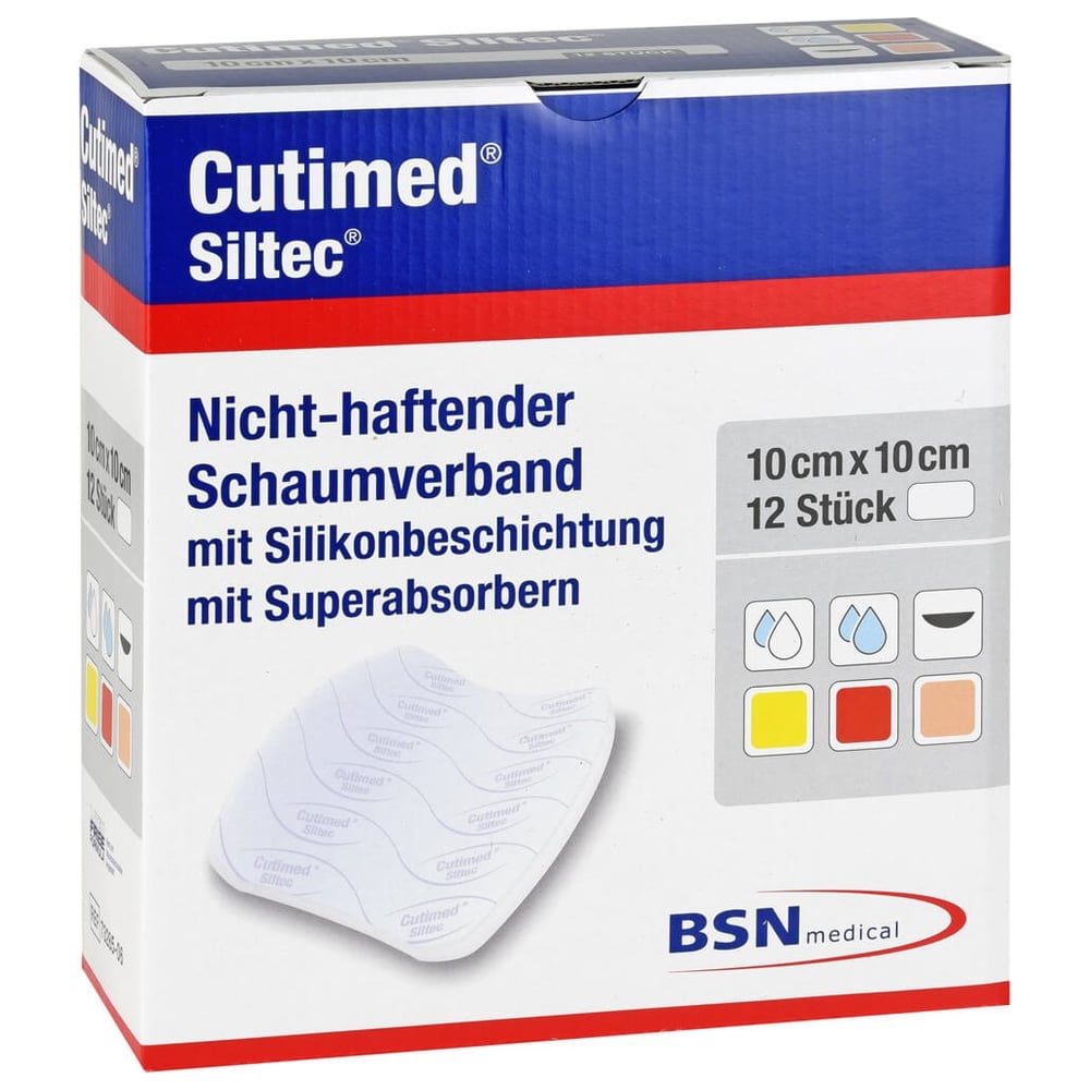 Cutimed Siltec 10x10cm