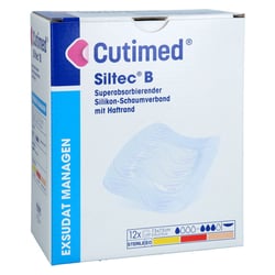 Cutimed Siltec B 7,5x7,5 cm