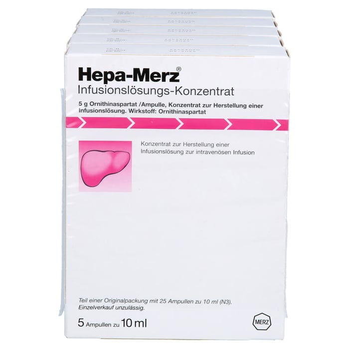 HEPA-MERZ Infusionslösungs-Konzentrat Ampullen