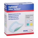 Cutimed Siltec Sorbact B 12,5x12,5 cm