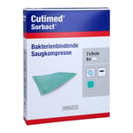 Cutimed Sorbact Saugkompressen 7x9 cm