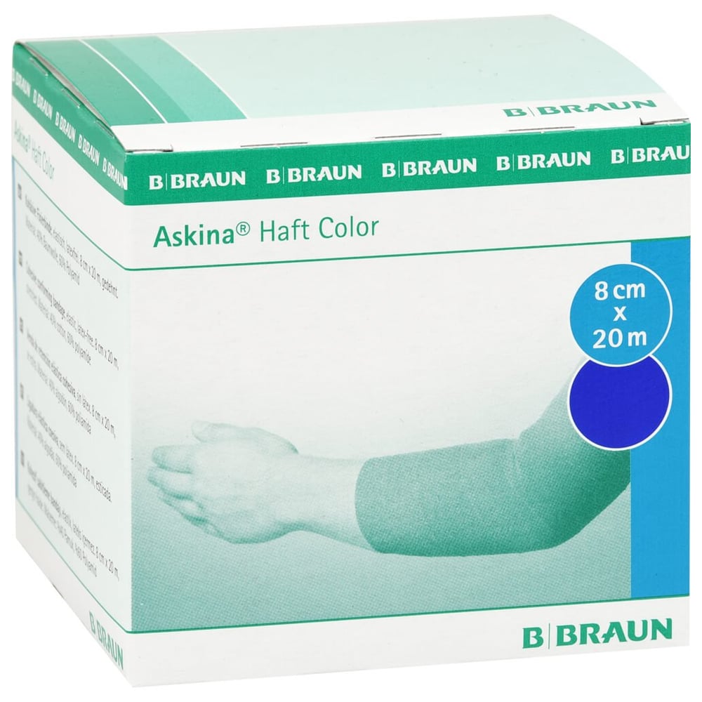 Askina Haft Color blau 8cmx20m