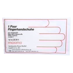 Handschuhe Strick Baumwolle Gr. 9 dünn