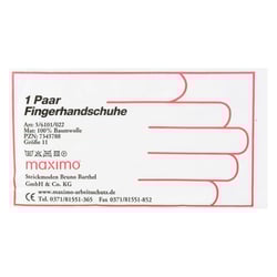 Handschuhe Strick Baumwolle Gr. 11 dünn