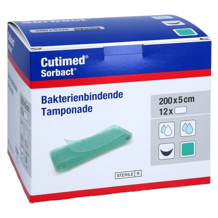 Cutimed Sorbact Tamponaden 5x200cm