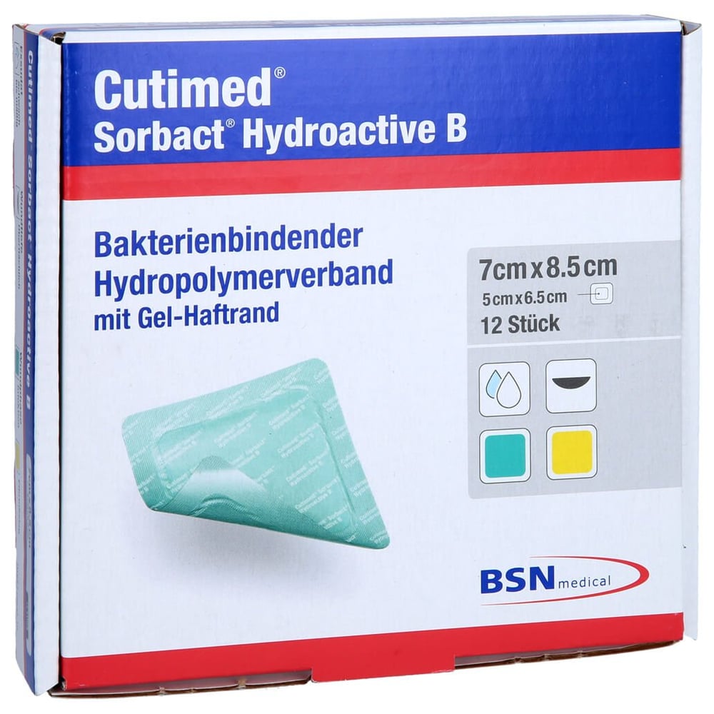 Cutimed Sorbact Hydroactive B 7x8.5cm