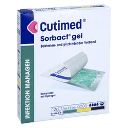 Cutimed Sorbact Gel 7,5x7,5 cm