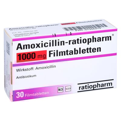 Amoxicillin-ratiopharm 1000 mg