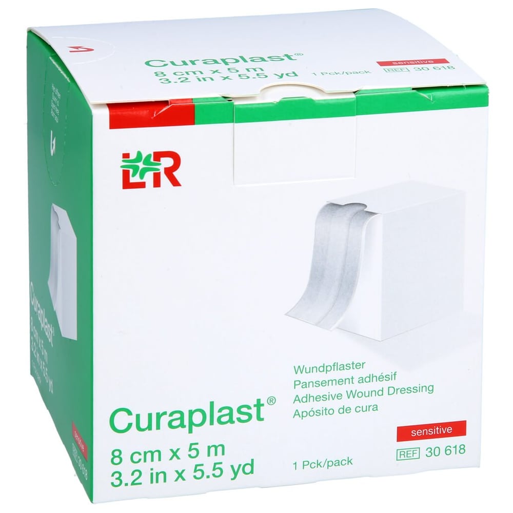 Curaplast Wundschnellverb.sensitiv 8 cmx5 m