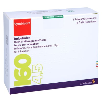 Symbicort Turbuhaler 160/4,5 Mikrogramm/Dosis