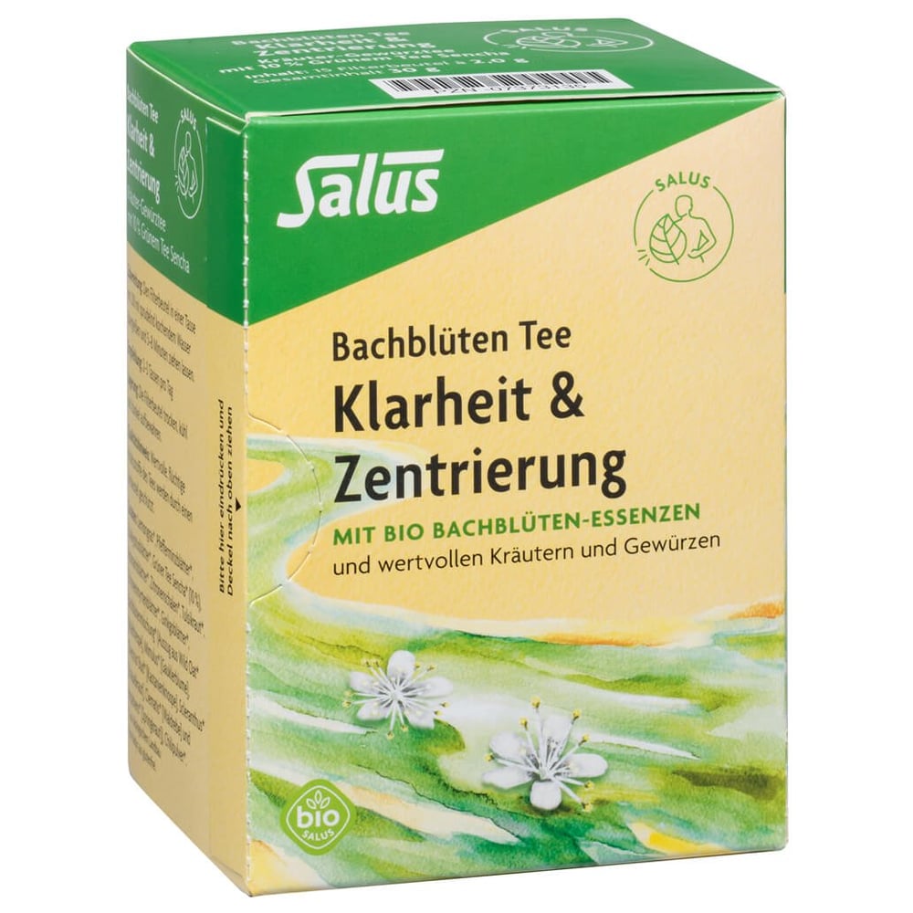 Bachblüten Tee Klarheit & Zentrierung bio Salus