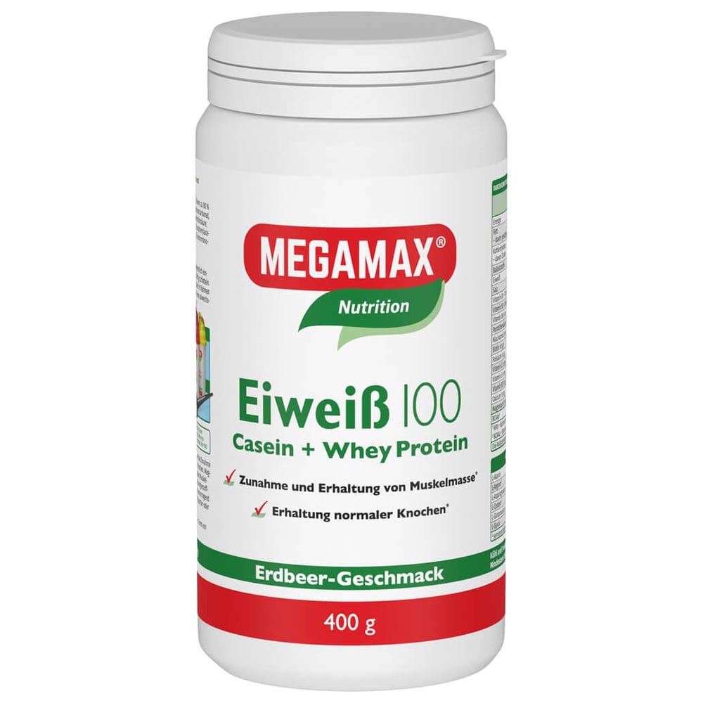 Eiweiss 100 Erdbeer Megamax Pulver