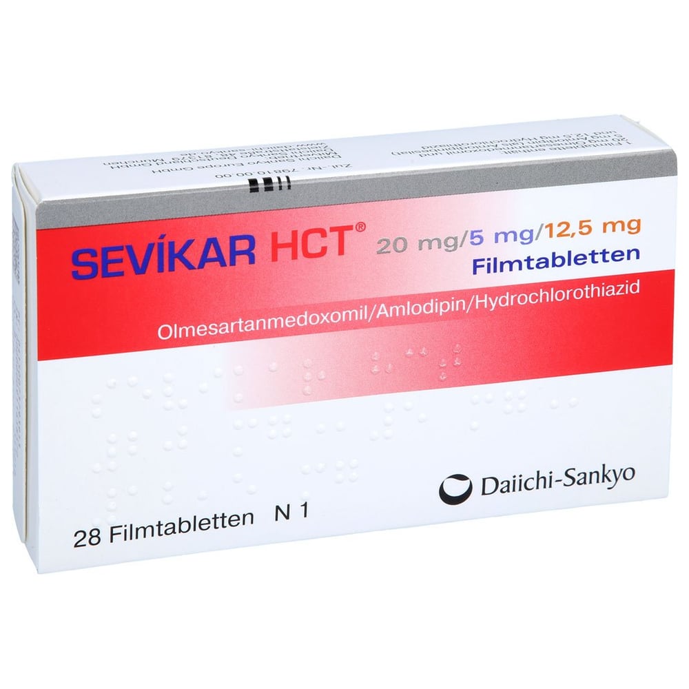 Sevikar HCT 20 mg/5 mg/12,5 mg