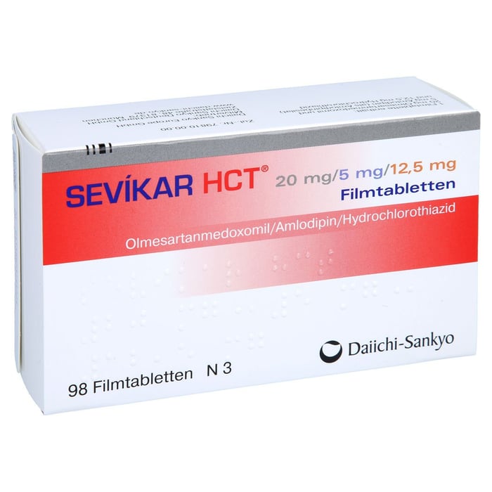 Sevikar HCT 20mg/5mg/12,5mg