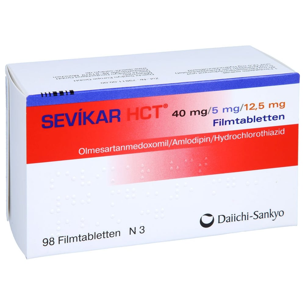 Sevikar HCT 40 mg/5 mg/12,5 mg