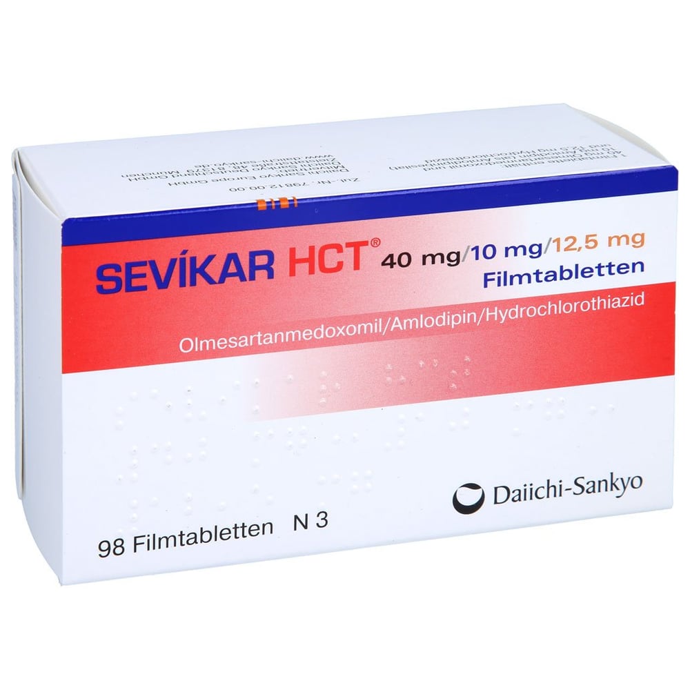 Sevikar HCT 40 mg/10 mg/12,5 mg