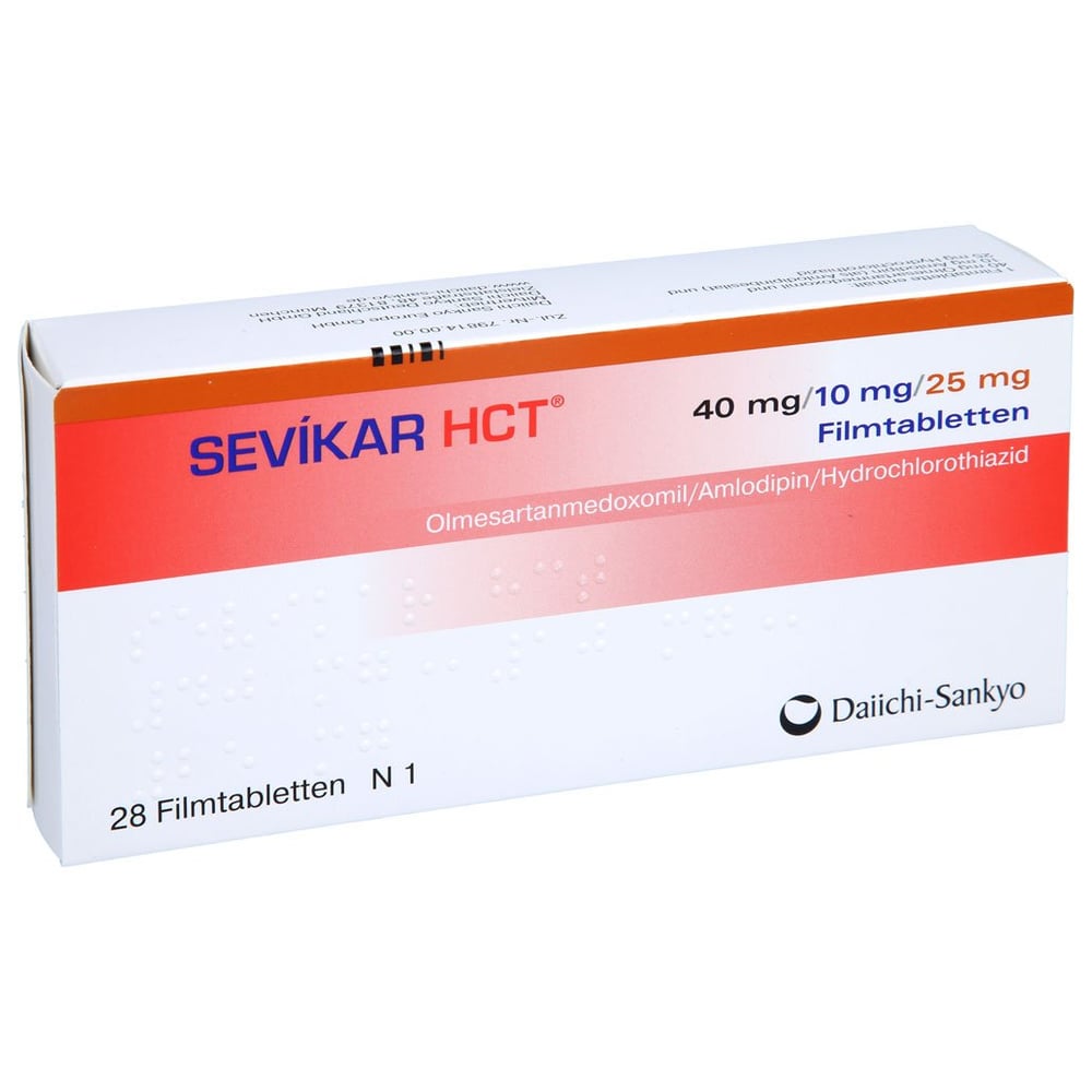 Sevikar HCT 40 mg/10 mg/25 mg
