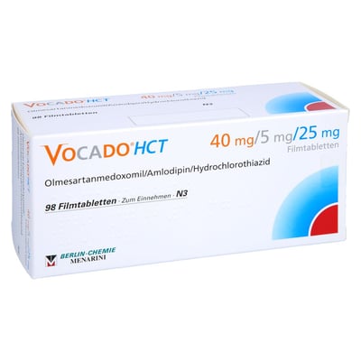 Vocado HCT 40 mg/5 mg/25 mg