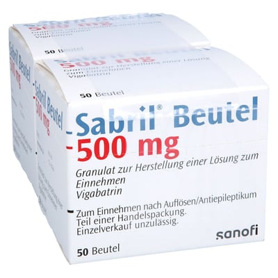 Sabril Beutel 500 mg