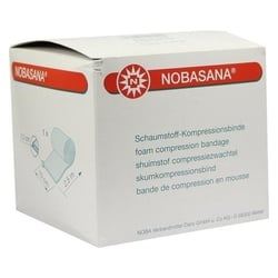 Nobasana Schaumst.Binde 10 cmx2,5 m 0,3 cm stark