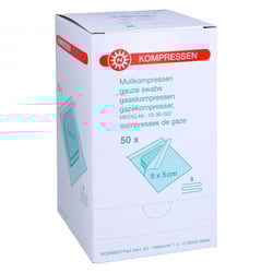 Mullkompressen 5x5 cm steril 8fach