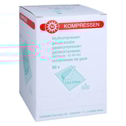 Mullkompressen 7.5x7.5cm8f