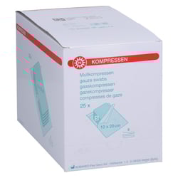 Mullkompressen 10x20 cm steril 8fach