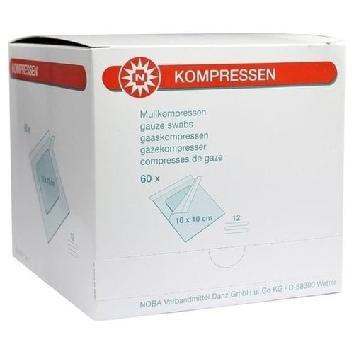 Mullkompressen 10x10 cm steril 12fach