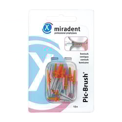 Pic Brush Ersatzbuerstchen orange konisch