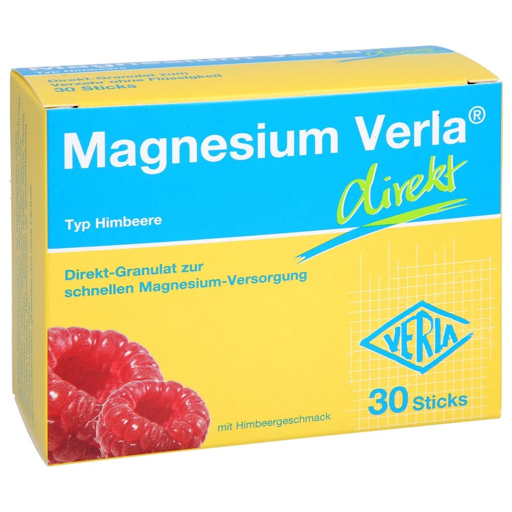 Magnesium Verla Direkt Granulat Himbeere