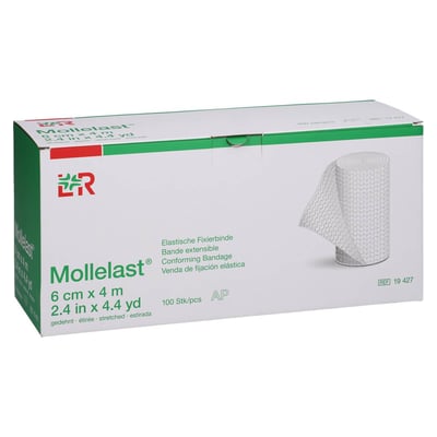Mollelast Binden 6 cmx4 m weiß Ölose