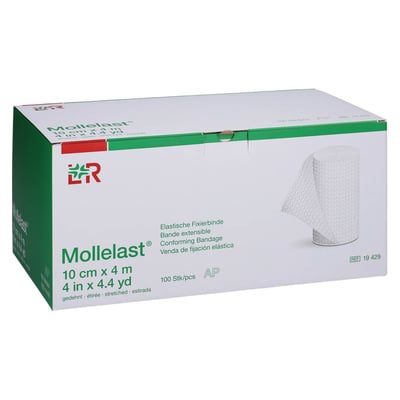 Mollelast Binden 10 cmx4 m weiß Ölose