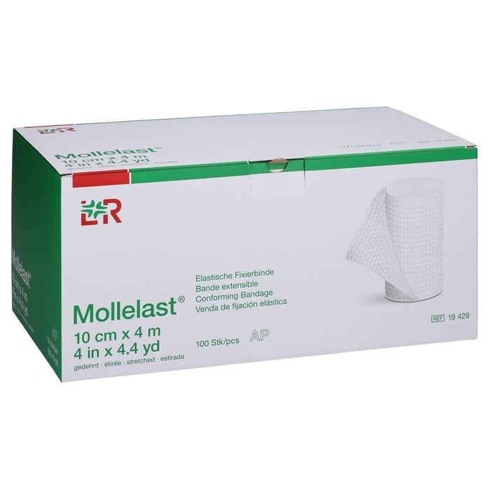 Mollelast Binden 10 cmx4 m weiß Ölose