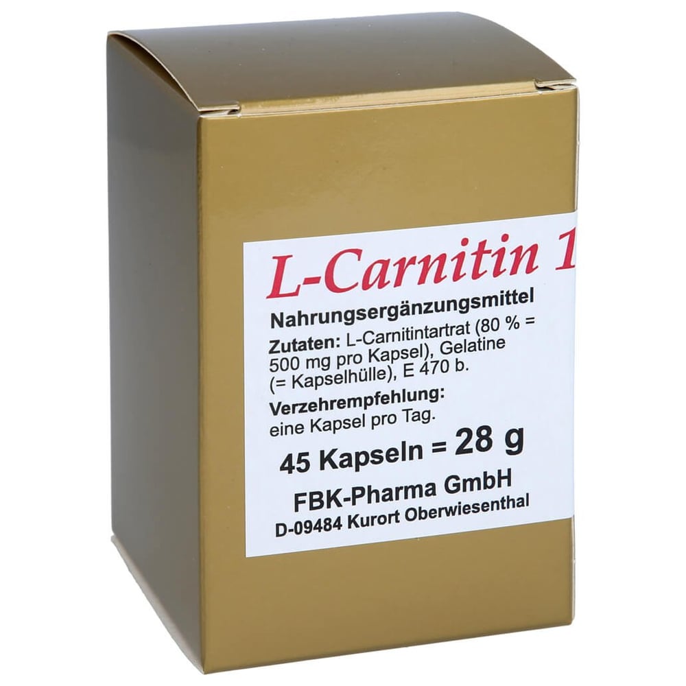 L Carnitin 1 X 1 Pro Tag