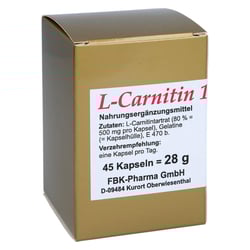 L Carnitin 1 X 1 Pro Tag