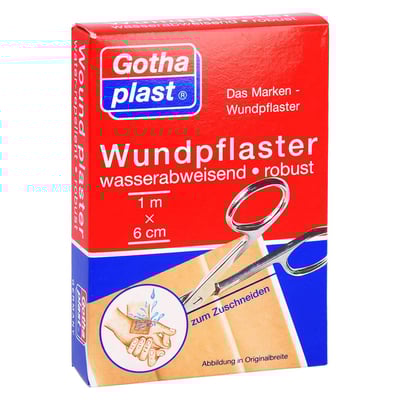 Gothaplast Wundpflaster wasserabw.robust 1mx6cm