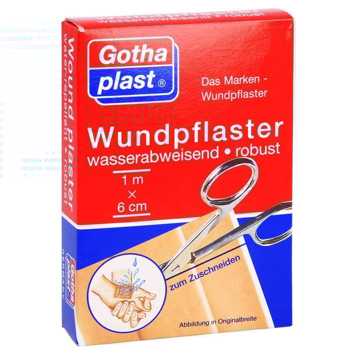 Gothaplast Wundpflaster wasserabw.robust 1mx6cm