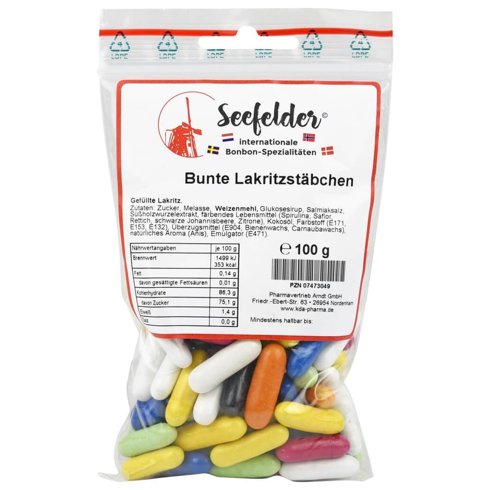 Seefelder Bunte Lakritzstäbchen KDA