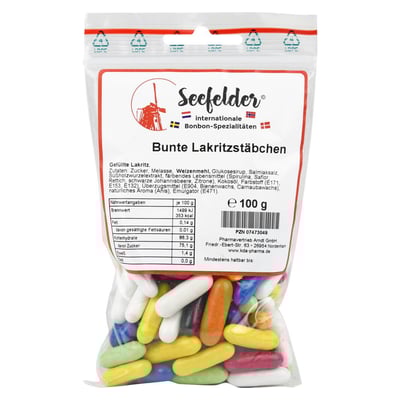 Seefelder Bunte Lakritzstäbchen KDA