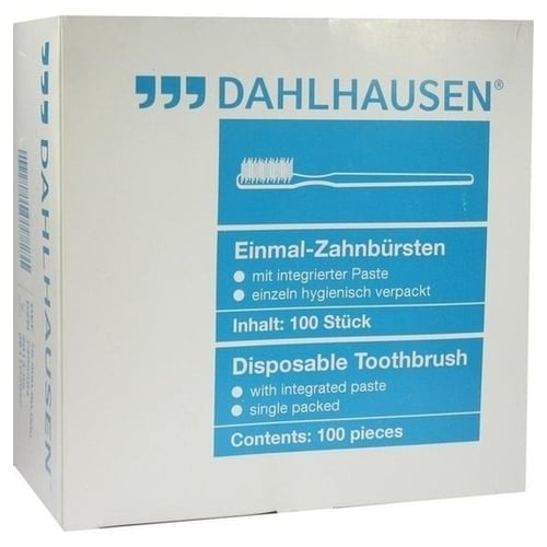 Einmal ZAHNbürste m.Paste
