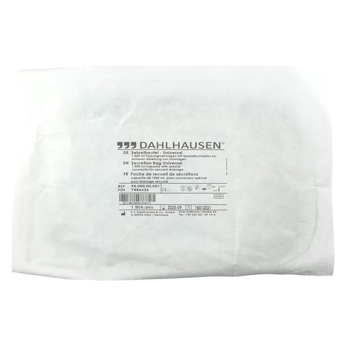 Sekretbeutel Univ 1.5l Ste