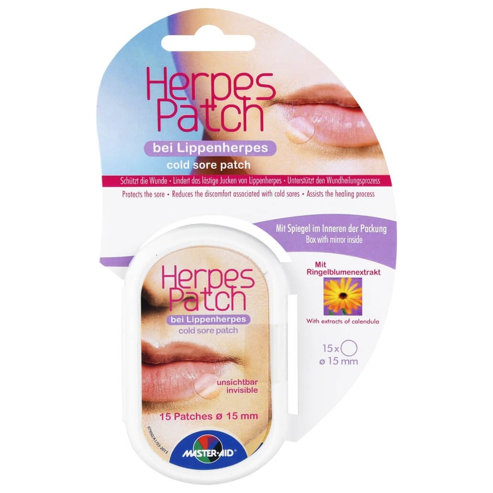 Herpes Patch 15mm bei Lippenherpes
