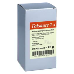 Folsäure 1 X 1 pro Tag